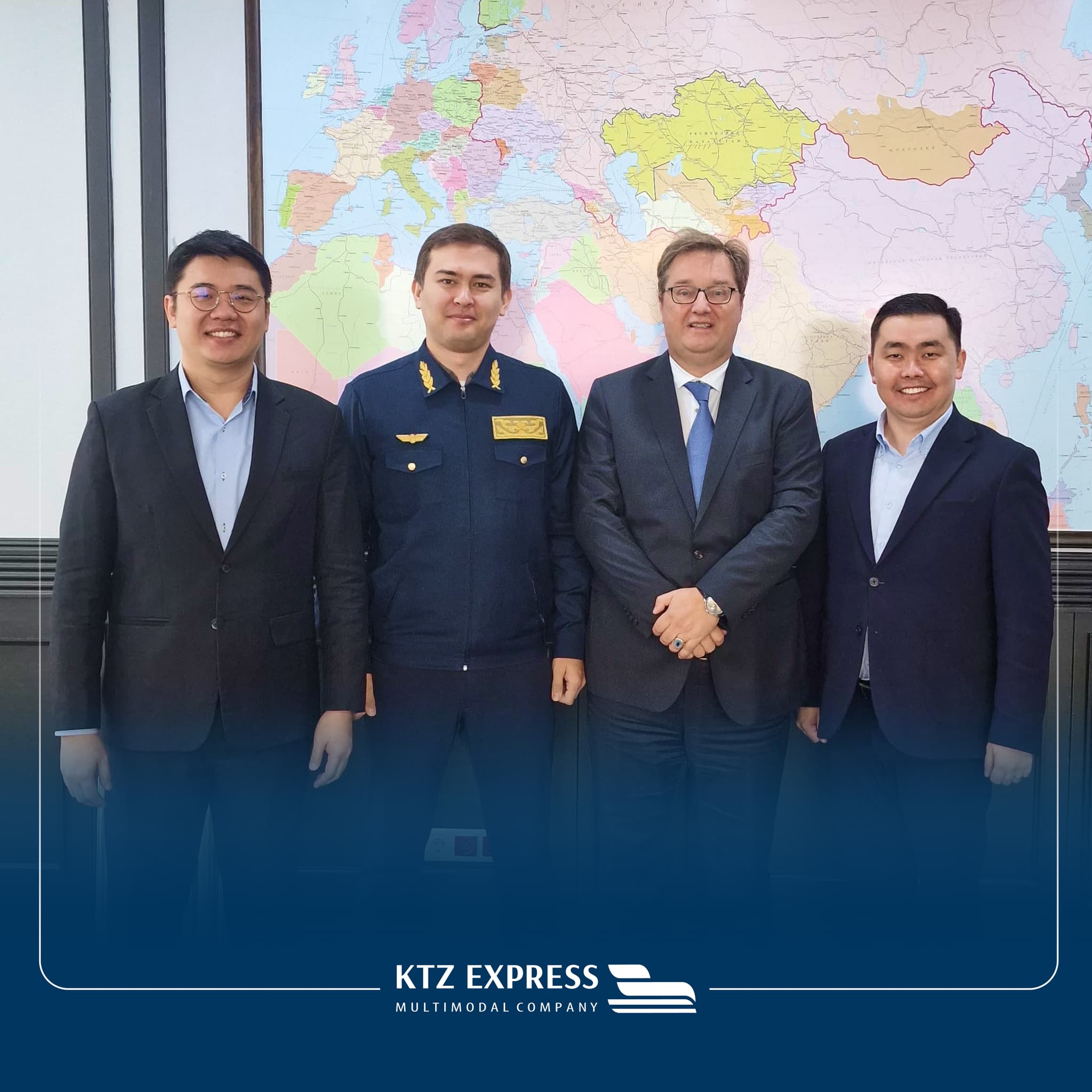 KTZ Express JSC和德国朗盛关注加强通过哈萨克斯坦的运输联系