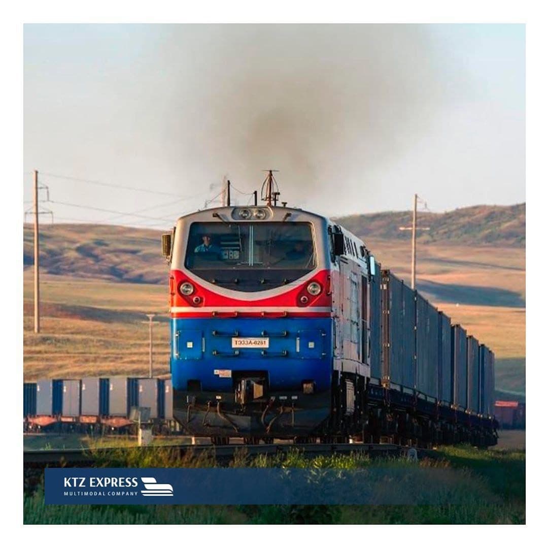 KTZ Express TХКМ маршрутында жаңа контейнерлік пойызды іске қосты