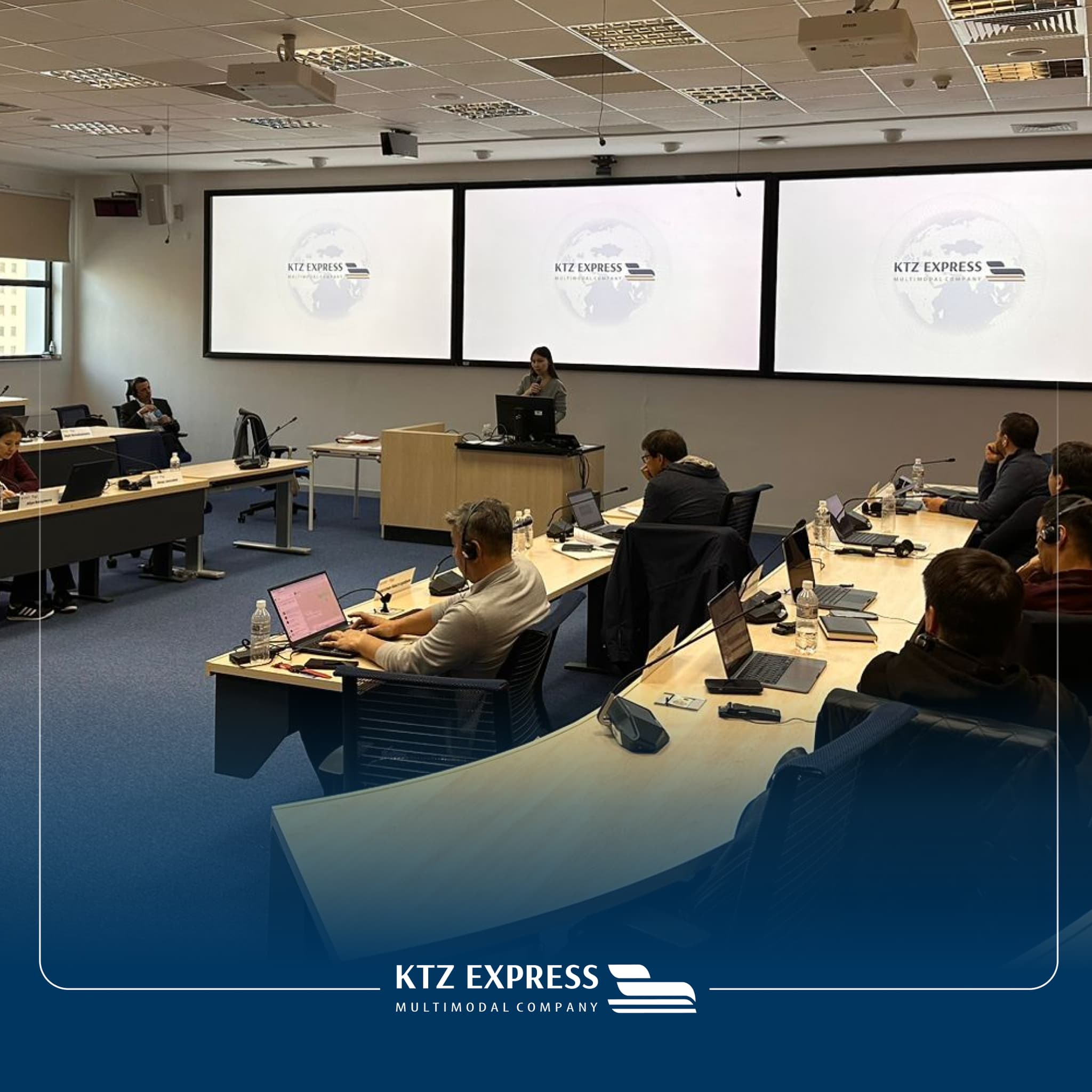 Назарбаев Университетіндегі дәріс: KTZ Express Басқарушы директоры компанияның стратегиялық бастамалары мен Транскаспий бағыты туралы айтты
