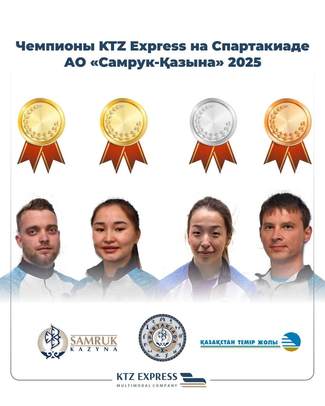 KTZ Express чемпиондары «Самұрық-Қазына» АҚ Спартакиадасында 2025