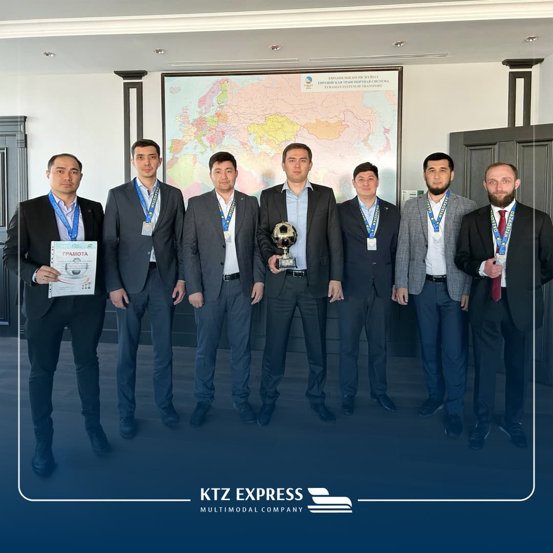 «KTZ Express» АҚ командасы футбол турнирінде екінші орын алды!