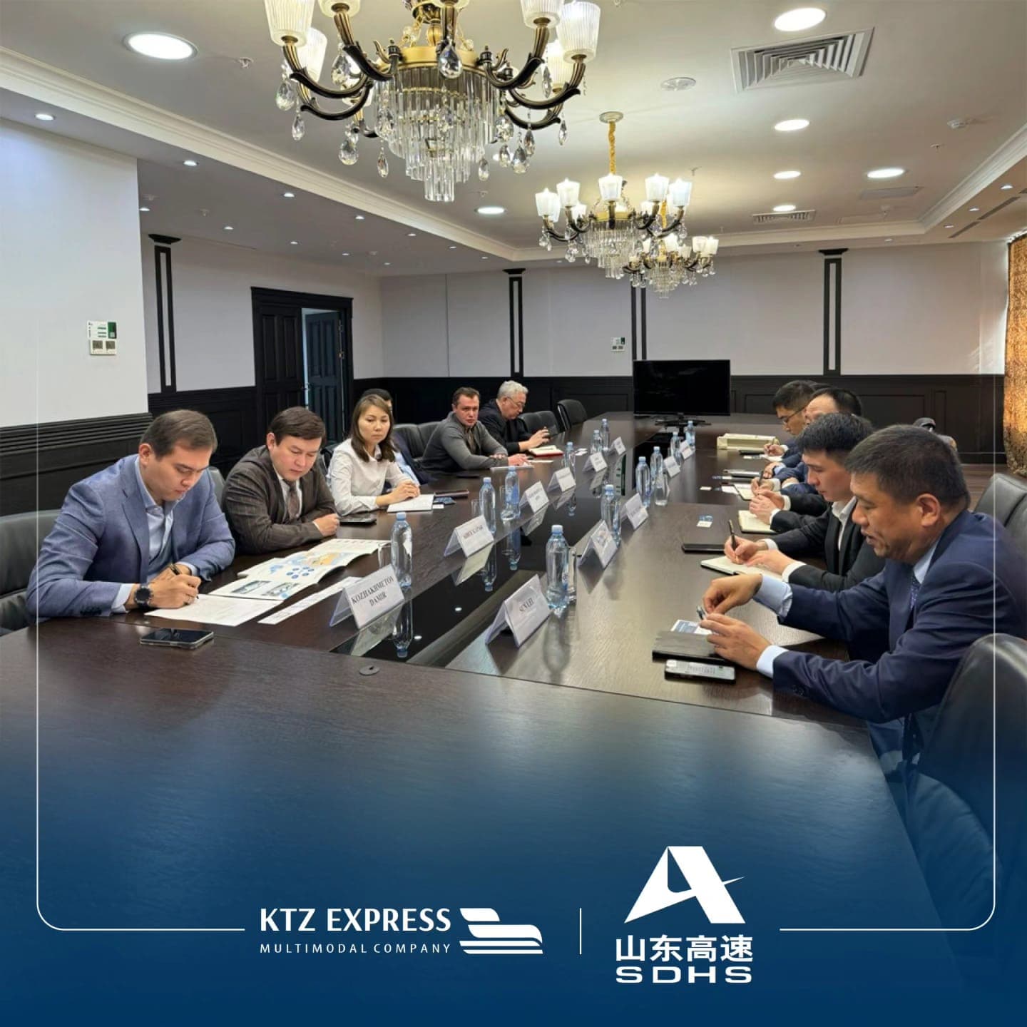 KTZ Express и Shandong Hi-Speed Logistics Group CO., Ltd. договорились о сотрудничестве в сфере транспортно-логистических услуг